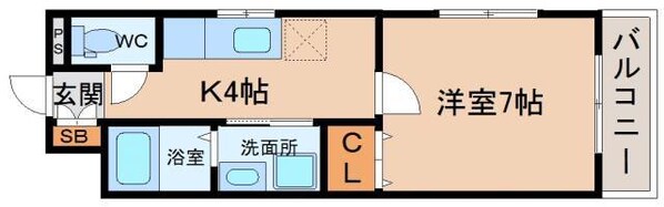 ハウスオウミ長等の物件間取画像